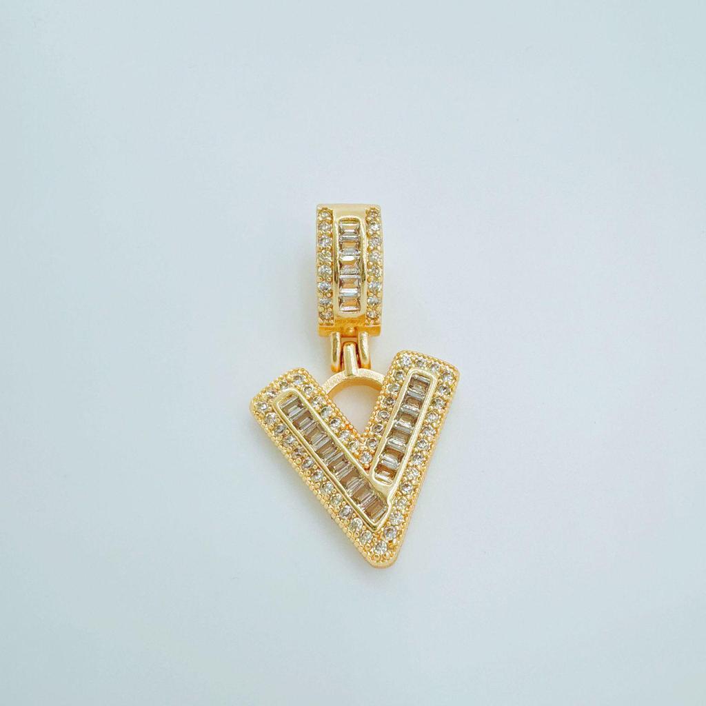 European Rock Candy Necklace: 26-Letter Pendant, Hip Hop Fashion Jewelry Accessories