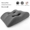 Memory Foam Leg Elevation Pillow: Foot Rest, Pressure Relief, Back Support for Bed and Pregnancy