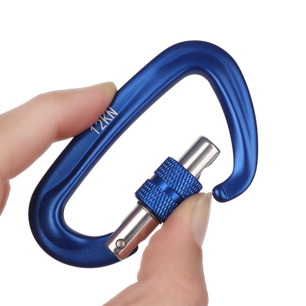 Accesorii în formă de D Carabinier profesional Securitate Master Lock Echipament de protecție pentru alpinism Cârlige pentru chei de alpinism