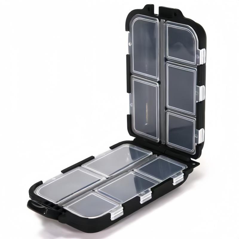 Portable Multi-Functional Fishing Lure Box with Double-Layer Design for Minnow and Accessory Storage