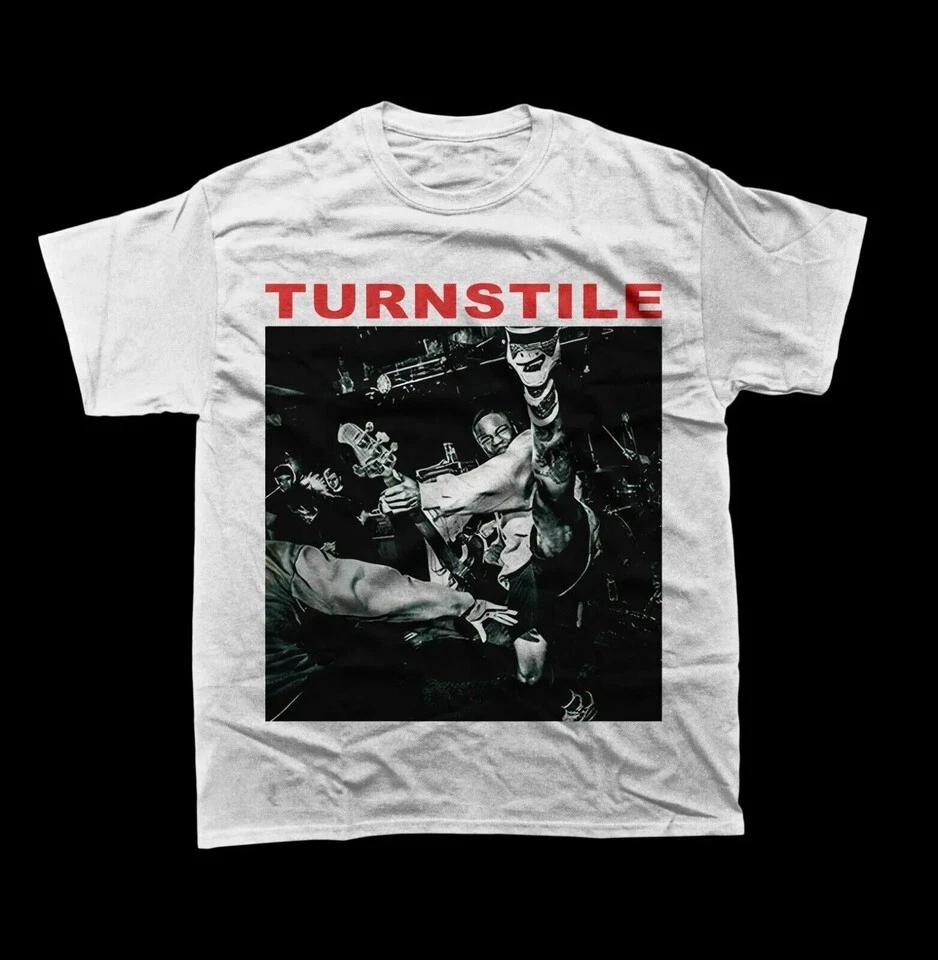 Turnstile Unisex T-Shirt - Glow On Album Music Band Graphic Unisex Black T-Shirt M