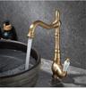 Antique Kitchen Faucets Brass Faucets for Kitchen Hot & Cold Sink Mixer Single Lever Bathroom Faucet Sink Mixers Tap Water Crane