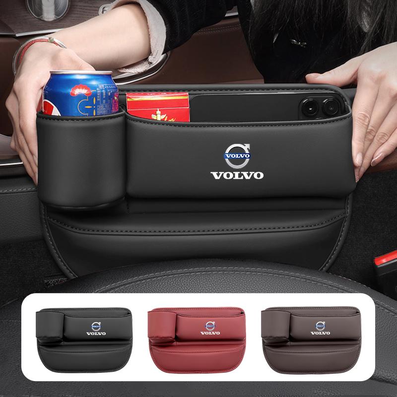 Auto Sitzspalt Füllung Aufbewahrungsbox Auto Wasserbecher Handyhalter Für Volvo Xc60 Xc90 V40 V60 S60 V50 V90 S80 C40 XC40 V70 XC70 C30
