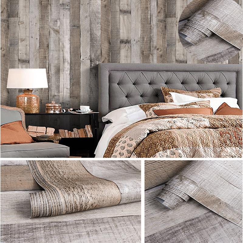 

45 см толщиной обои с текстурой дерева самоклеящиеся съемные отслаивающиеся клейкие обои столешница шкаф виниловая декоративная наклейка сделай сам 1mx45cm