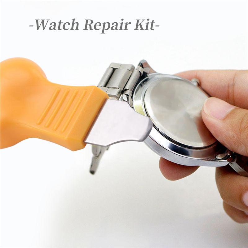 A95D-153 Pcs Watch Repair Kit Professional Spring Bar Tool Set,Watch Battery Replacement Tool Kit,Watch Band Link Pin Tool Set