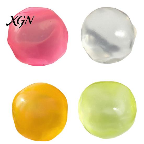 Emotional Release Toy 2/4/6Pcs Clear Coconut Oil Squeeze Ball Anxiety Relief Shapeable Stress Office Desk Soft Stretchy DIY Moldable