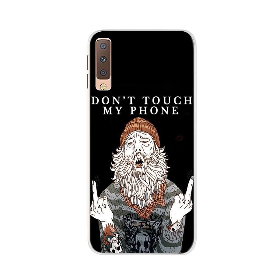 for Samsung A7 2018 Case Soft Silicone Back Cover Cute Cartoon Phone Case For Samsung Galaxy A7 A 7 2018 A750 A750f Case Bumper