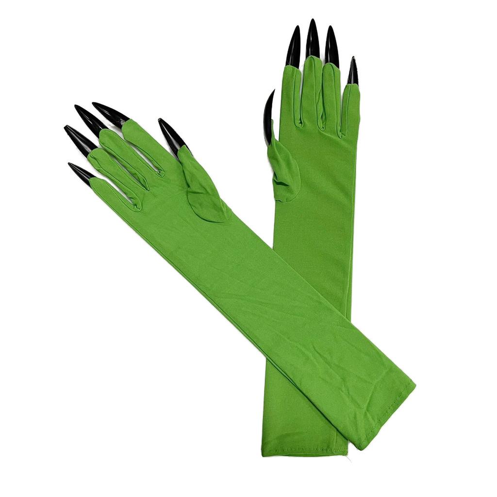 Guanti di Halloween Dita Lunghe Artiglio di Mostro Accessorio per Costume Decorazione per Festa