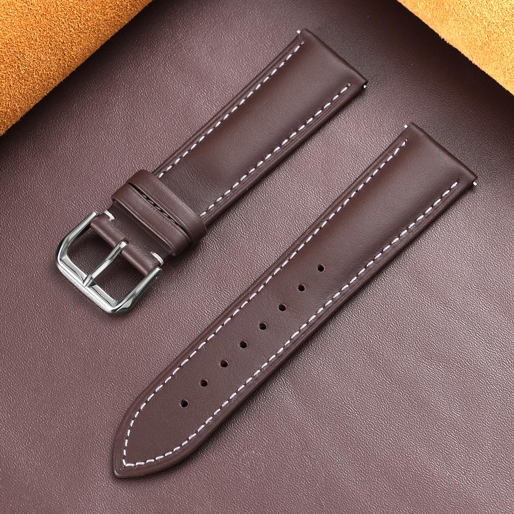 Genuine Calfskin Watch Strap for DW Soft Casual Leather Replacement Wristwatch Band Men's 18mm 19mm 20mm 21mm 22mm Watchband