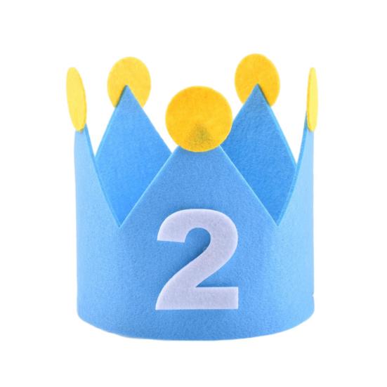 Narozeninová párty čepice Pohodlná velikost Ručně vyráběná koruna ve tvaru široké škály aplikací Okrasná párty dekorace Odolná proti opotřebení Dekorace na narozeninovou párty