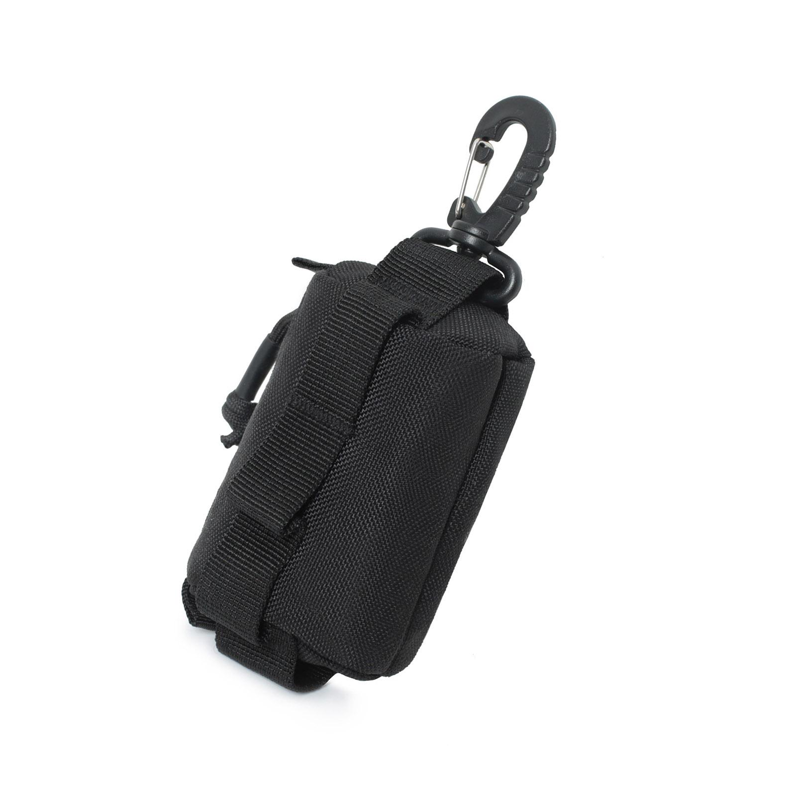 

Багатофункціональний гаманець для монет, маленька сумка для інструментів, тактичні підсумки, поясна сумка, сумка з пряжкою для вулиці, маленька сумка для зберігання, утилітарна сумка чорний