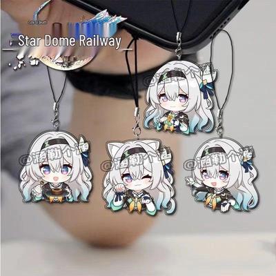 Honkai Star Rail Firefly Expression Acrylic Phone Chain & Backpack Charm - Birthday Gift