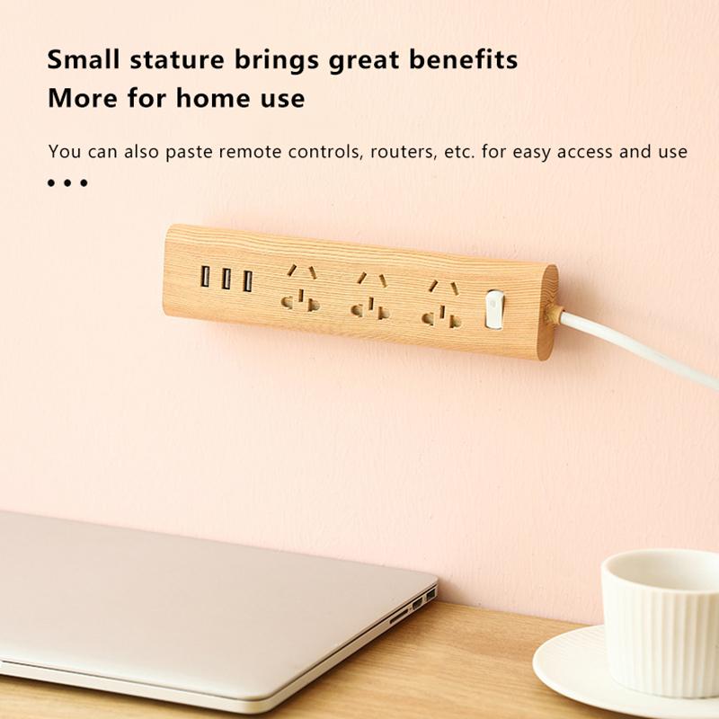 Multifunctional Power Strip Holder No-Drill Socket Router Storage Rack Home Wall Mount