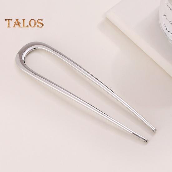 1/2/3 szt. U-kształtna spinka do włosów Lekka antypoślizgowa długa gruba spinka do włosów metalowa updo kok francuska spinka do włosów dla kobiet dziewcząt akcesoria do włosów