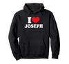 I Love Joseph, I Heart Joseph Name Hoodie
