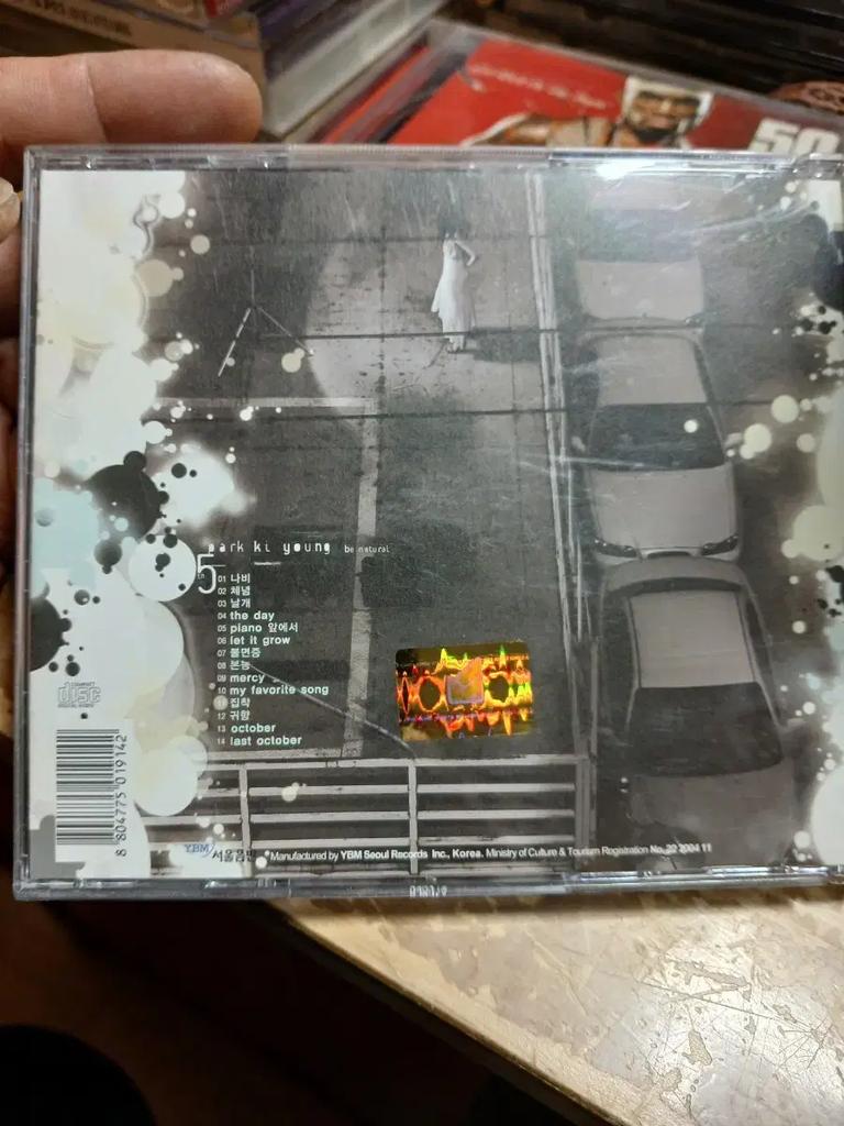Park Ki-young 5th Album "Be Natural" Signed CD Unused Collection