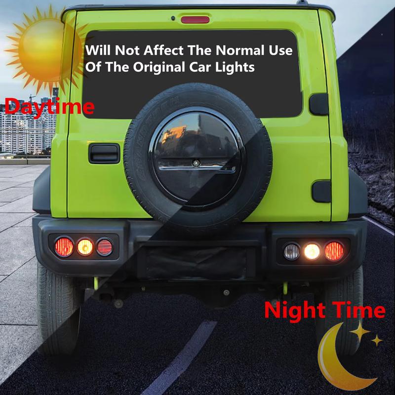 Rear Light Protect Shell Cover Black Taillight Trim Decoration for Suzuki Jimny -2026 JB64 JB74 Exterior Accessories ABS