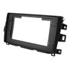 10.1in Car Stereo Radio Fascia Matte Black Dash Panel GPS Navigation Frame Replacement for NISSAN NAVARA 2014‑2015