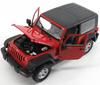 Willie Jeep Wrangler Rubicon Diecast Car 1/24 JEEP WRANGLER RUBICON 2007 Hardtop (Red) [Parallel Import]