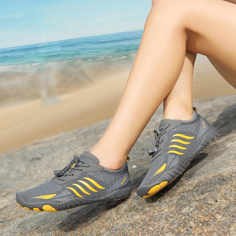 Fashion Aqua Shoes For Women Men Barefoot Water Shoes Anti-Slip Quick-Drying Outdoor Beach Upstream Wading Swimming Shoe Sneakers Unisex