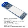 10 Pezzi 175mm Ago di Tungsteno Ottima Lavorazione Anti-corrosione Portatile Blu Tungsteno Terra Rara Asta