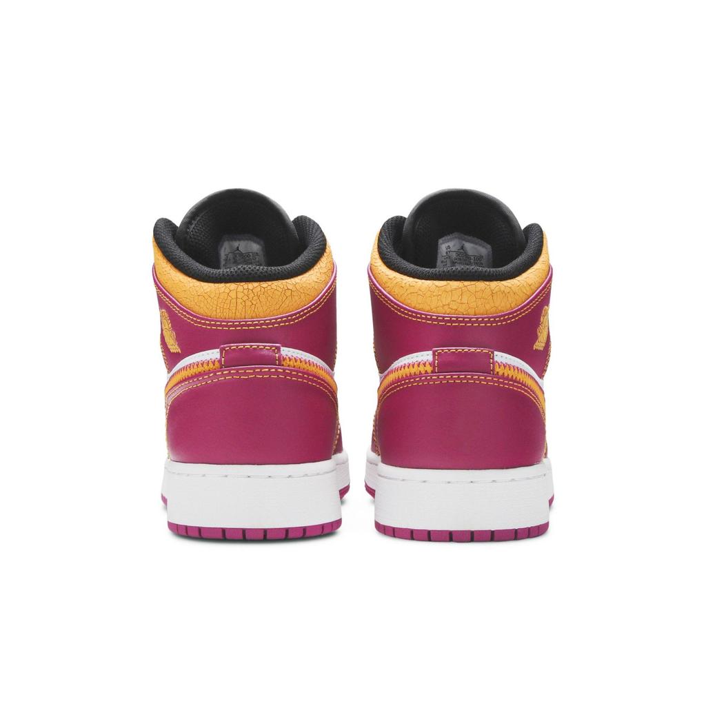 Air Jordan 1 Grade School 'Día De Muertos' (Unisex) White / Fuchsia / Orange / Black Kids' Basketball Shoes DC0500 100