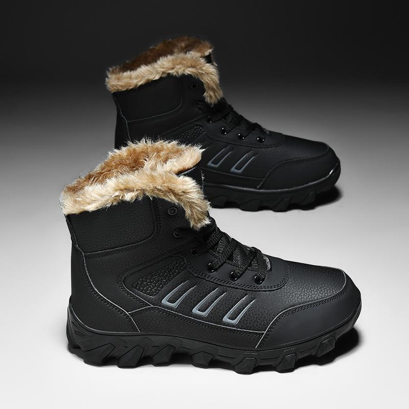 Plus Size Russian Style Winter Boots Men Shoes Waterproof Outdoor Ankle Boots For Men Snow Boots High Men Footwear