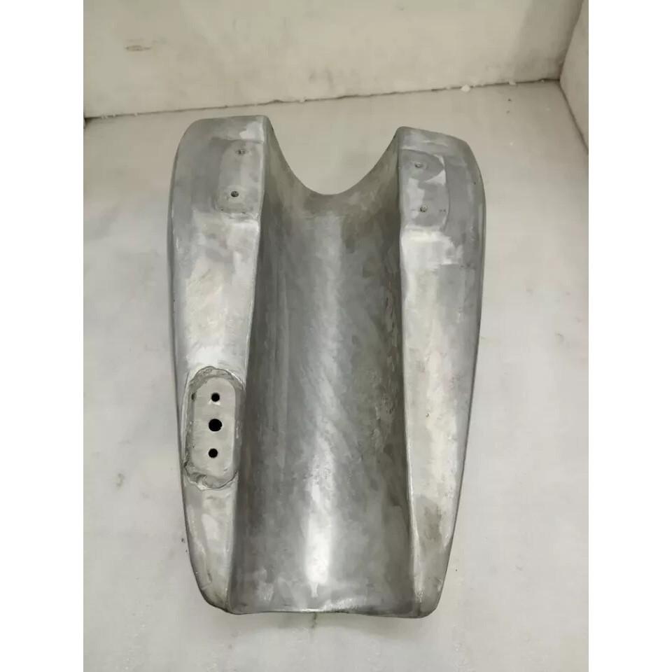 Yamaha YZ125 Chrome Steel Petrol Gas Fuel Tank 1977-78 |Fit For
