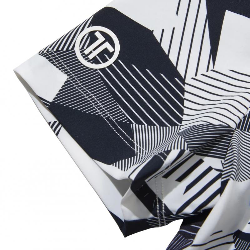 Mark   Lona W T Line Ss Highneck T shirT  Ls2xa72f 