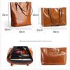 Bag Women's New Leather Versatile Tote Bag Fashionable Cowhide Large-capacity Handbag