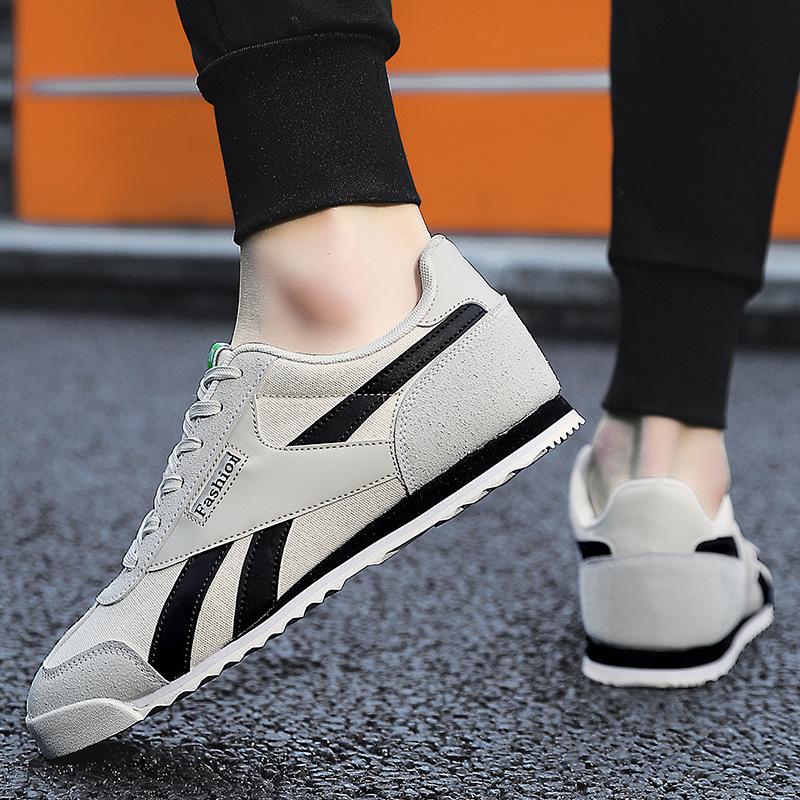 Summer Men's Doudou Forrest Gump Shoes Leather Surface Thin-soled Sports Casual Shoes Teen Bullet Shoes Men's Shoes