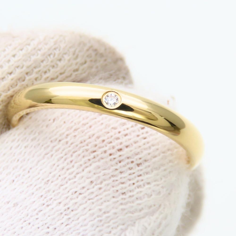 Used CARTIER Ring 1895 Wedding EU#52.5 53 K18 Yellow Gold/diamond 2.4g Yellow Gold 1PD