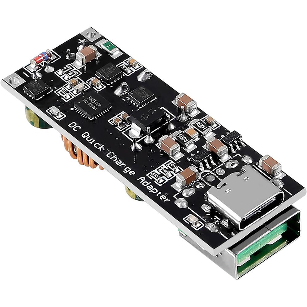 60W 6-35V DC To USB Type C PD 3.0 QC4 Type A QC3.0 DC Fast Charge 12V 24V Step-Down Power Module