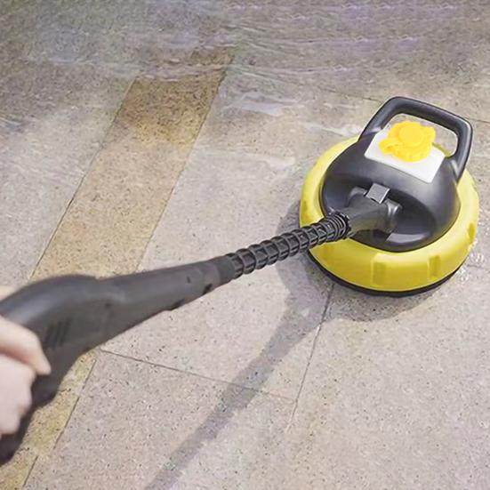 Patio Floor Brush Long Handle High Speed Pressure Washer Rotary Brush Dirt Removal Cleaning Brush Patio Cleaner Head for Karcher