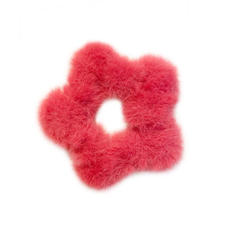 Fluffy Beige Korean Minimalist Five-Point Star Hair Clip