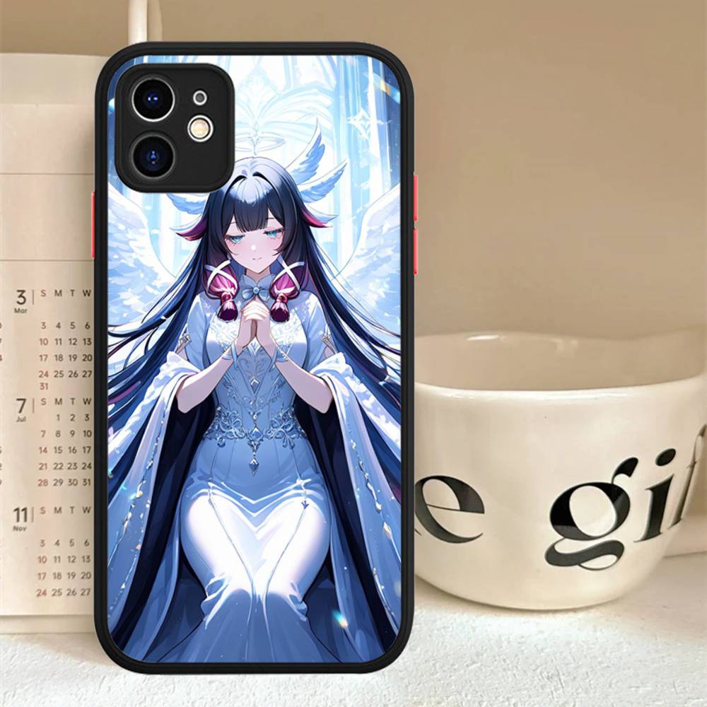 Genshin Impact Columbina For IPhone 11 12 13 14 15 16 Pro Max Plus Matte Translucent Phone Cover