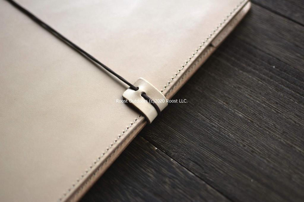 Roost Outdoors Genuine Leather Notebook Cover B5 Semi-B5 Leather Notebook Cover Natural Leather