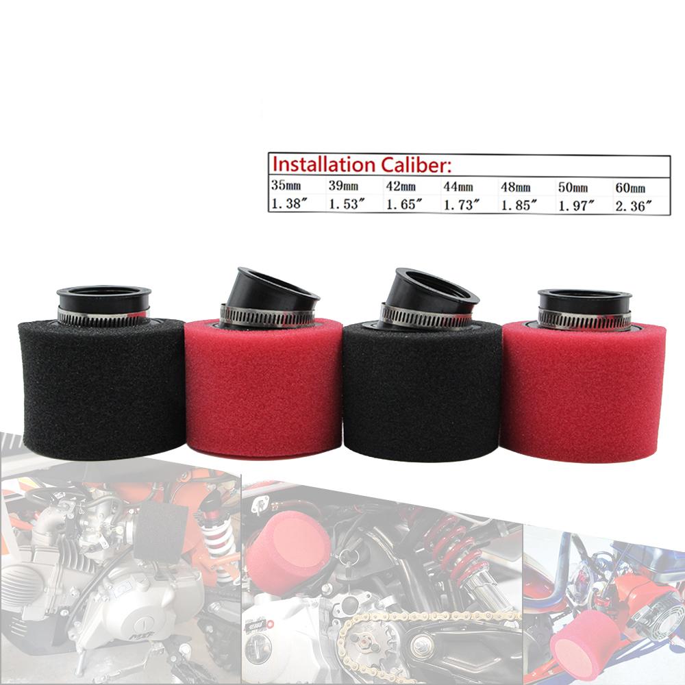 Universal High Flow Foam Air Filter Sponge Cleaner 35mm 38mm 42mm 45mm 48mm 50mm 60mm For Motorcycle Dirt Bike Moped Scooter ATV Air Filters 7