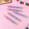 4/12Pcs/Set Colourful Nail Art Graffiti Pen Waterproof Diy 3D Nail Art Drawing Pen Abstract Lines Fine Painting Tools