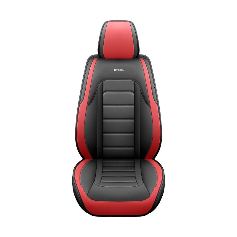 All-Season Leather Car Seat Covers & Cushions with Full Coverage