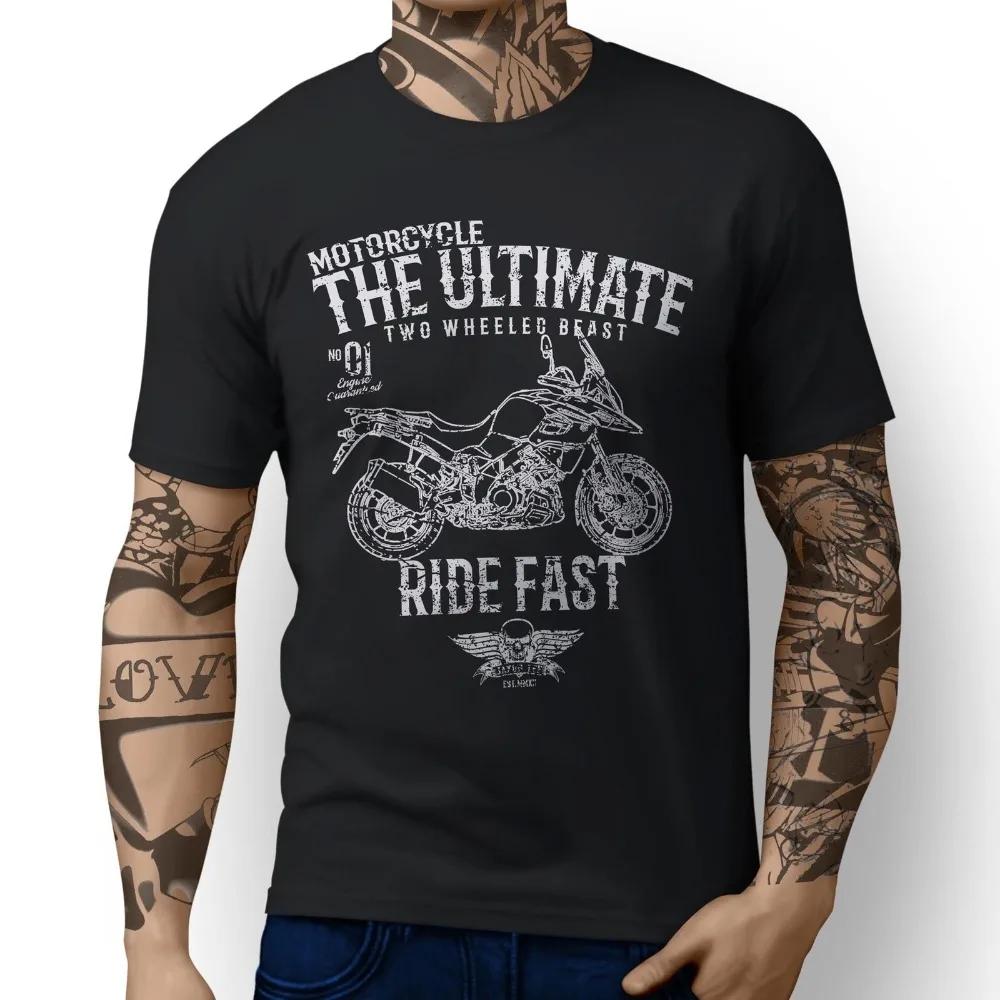 

Japan Motorcycle Suz V Strom 1000 VStrom 650 Inspired Motorbike Art Men Funny Cotton Top Tees Short Sleeve Shirt Tee 4XL