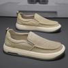 Fashion Men's Casual Shoes Breathable Canvas Shoes Comfort Sneakers for Men Designer Loafers Light Slip-on Driving Shoes Zapatos Hombre