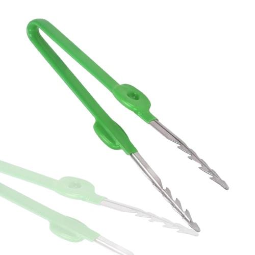 Gardening Tweezers, Weed Pullers with Serrated Straight Tips, Precision Weed Puller, Lightweight, Portable, Multi-functional for Laboratory, Industria