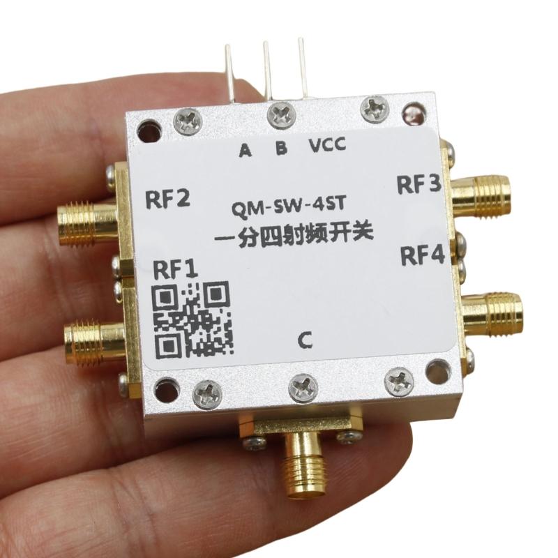 SP4T sSwitch DC00.1-0.1-6GHz RF Switches 1 to 4 RF Single Poles Four Throw Switches Switching Microwave Electronic Switc