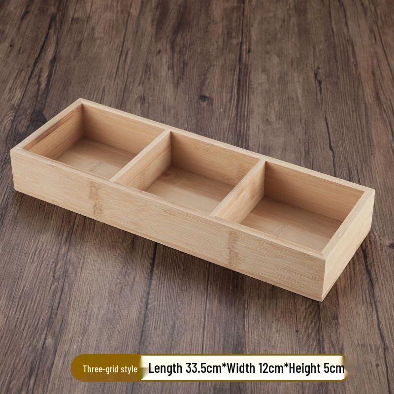 Korean Style Nine-Grid Metal Serving Platter