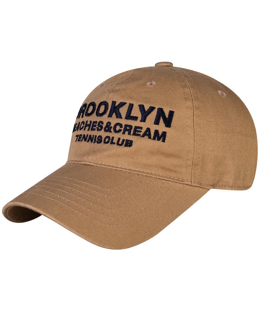 Bichiseuaenkeulim Brooklyn Tennis Club Ball Cap-Dark Beige
