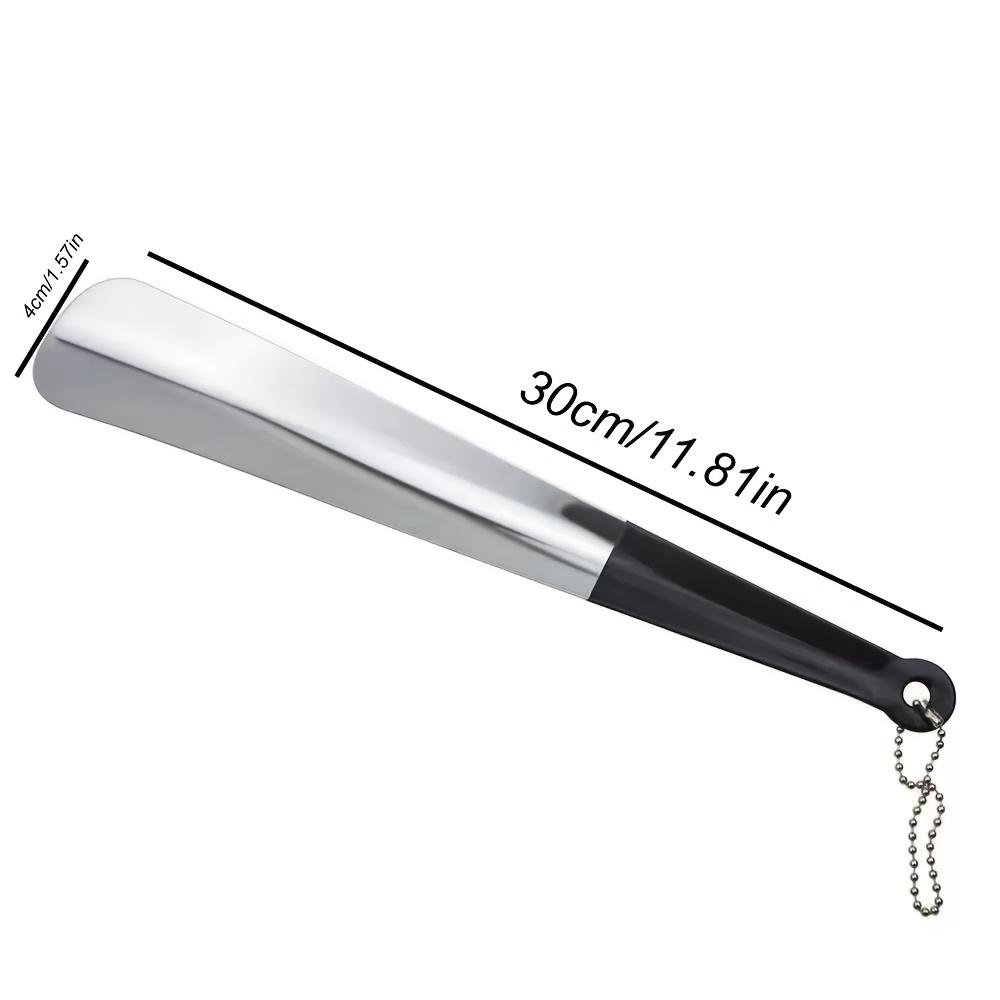 Ergonomiczny stojak na buty ze stali nierdzewnej | Trwały i wygodny design, Metalowy uchwyt do butów, łatwy do chwycenia, Odpowiedni dla osób starszych i z ograniczoną mobilnością