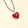 Heart Shaped Pendant Necklace For Women With Alloy Material And Punk Style