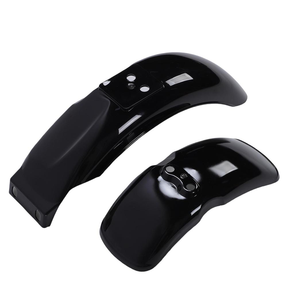 Motorcycle Front Rear Mudguard Protector Set Gloss Black Replacement for Monkey Gorilla Bikes Z50 Z50A Z50J Z110 Z125