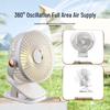 Five-Speed USB Rechargeable Silent Clip Fan for Bedroom, Desk, or Dorm
